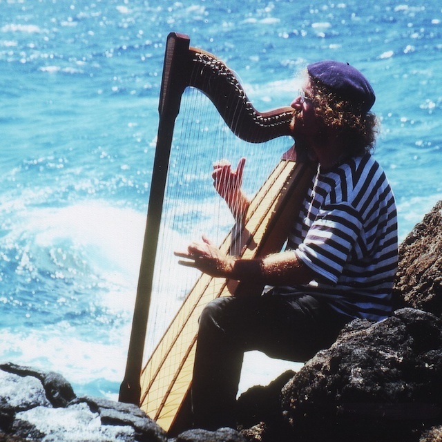 Harfe am Meer